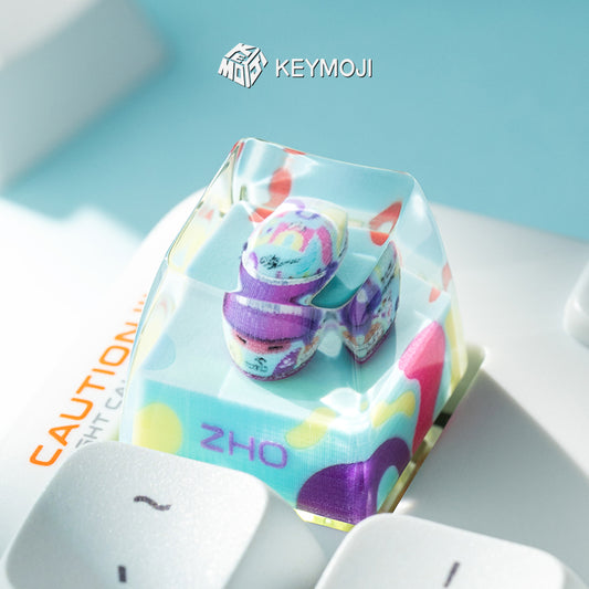 Zhou Guanyu F1 Driver Helmet Artisan Keycap - 2022 Miami