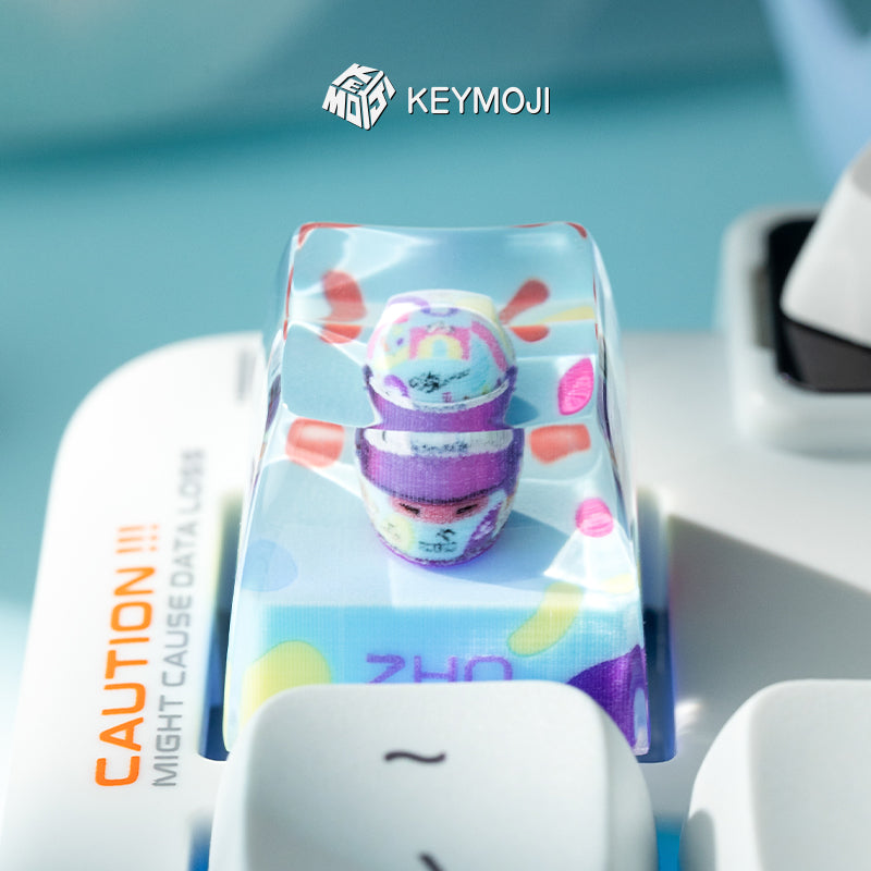 Zhou Guanyu F1 Driver Helmet Artisan Keycap - 2022 Miami