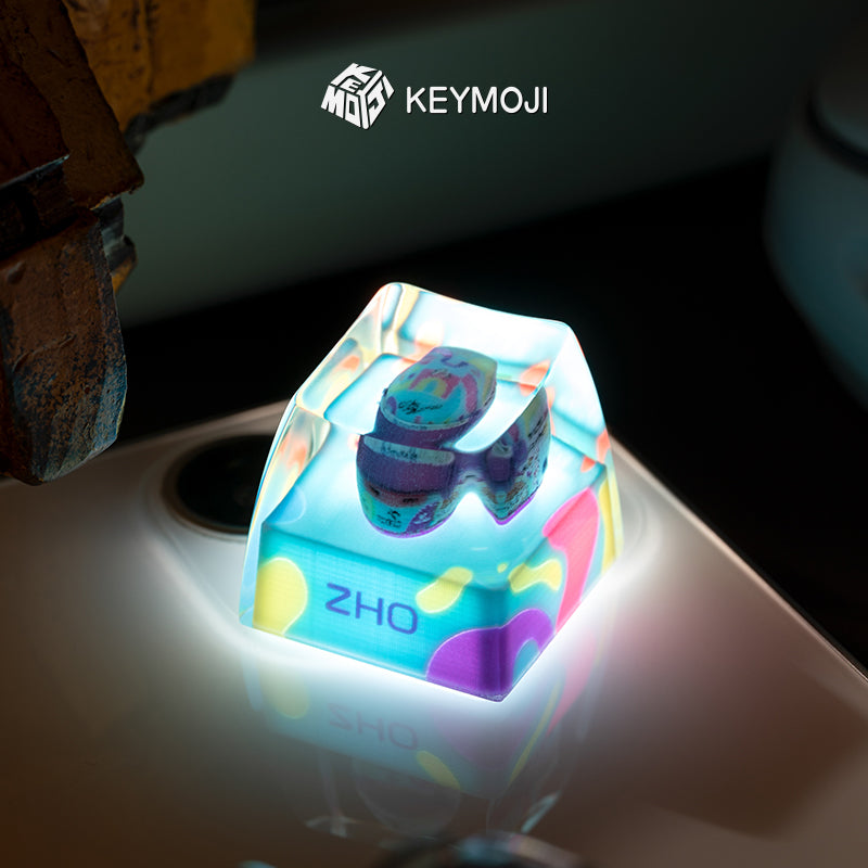 Zhou Guanyu F1 Driver Helmet Artisan Keycap - 2022 Miami