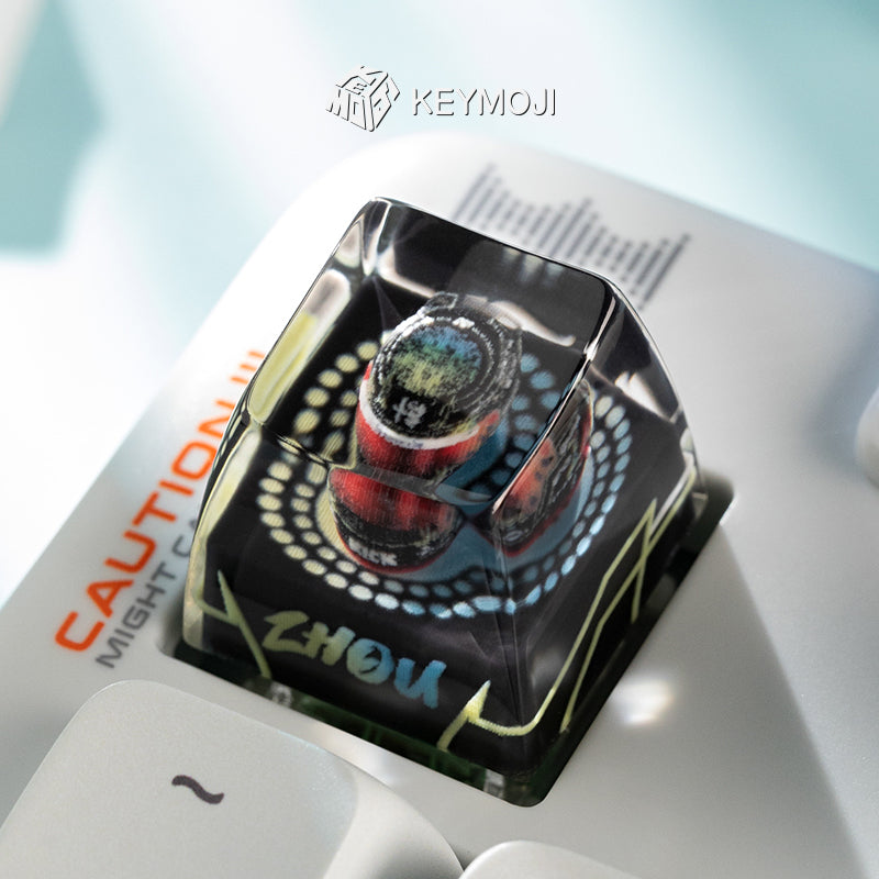 Zhou Guanyu F1 Driver Helmet Artisan Keycap - 2023 Australia