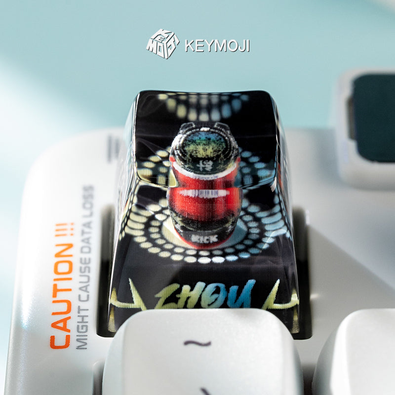 Zhou Guanyu F1 Driver Helmet Artisan Keycap - 2023 Australia