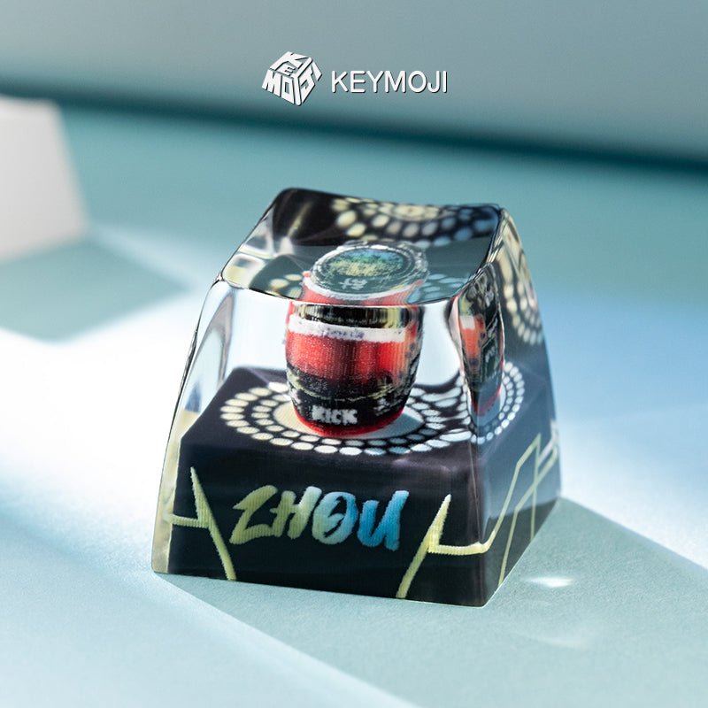 Zhou Guanyu F1 Driver Helmet Artisan Keycap - 2023 Australia