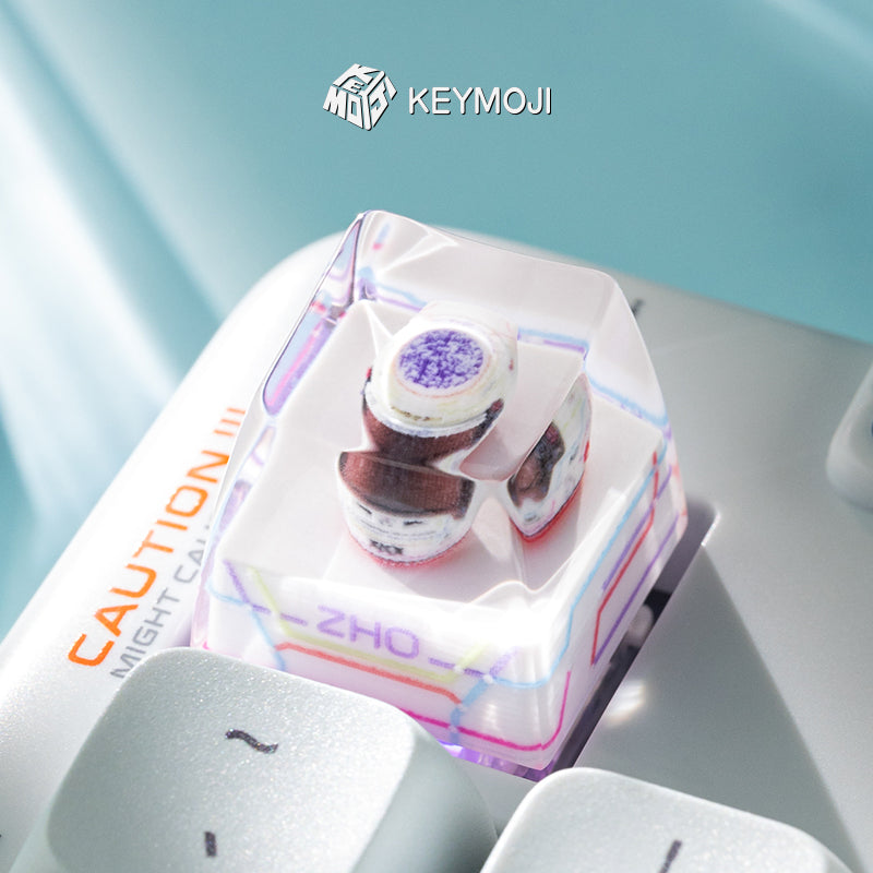 Zhou Guanyu F1 Driver Helmet Artisan Keycap - 2024 Shanghai