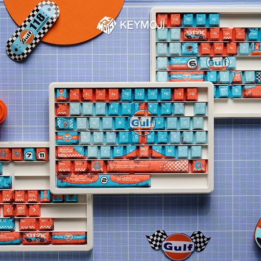 917 Gulf Livery Themed Keycap Set