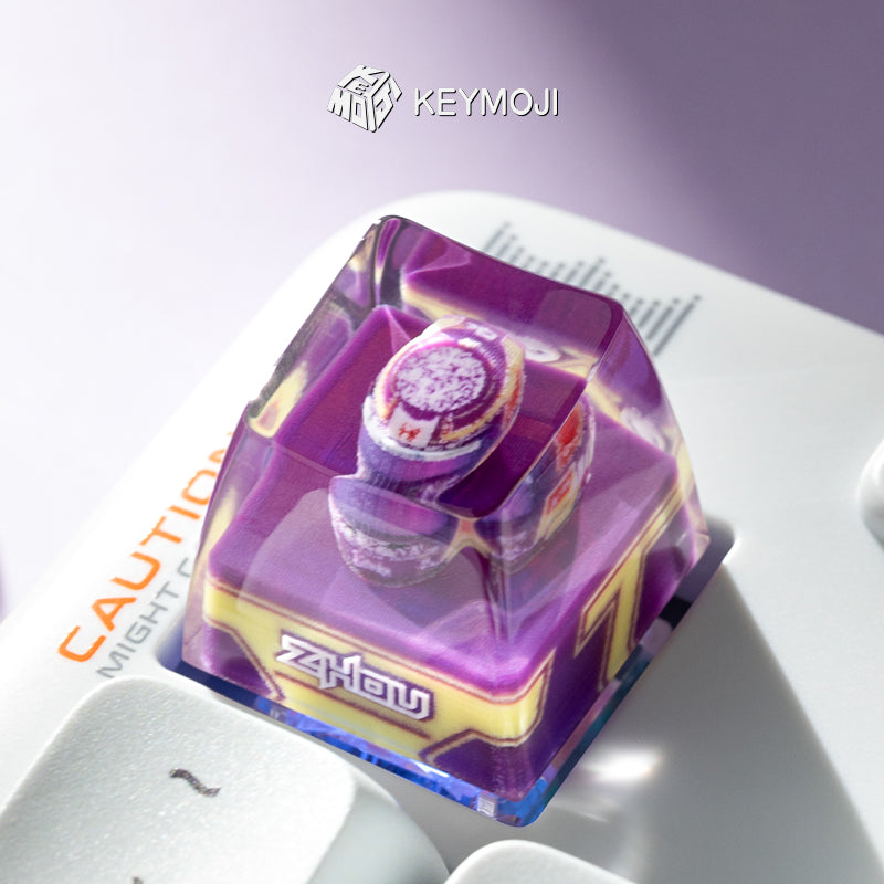 Zhou Guanyu F1 Driver Helmet Artisan Keycap - 2023