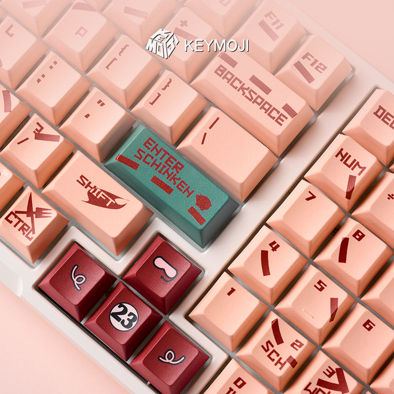 Pink Pig Livery Themed Keycap Set