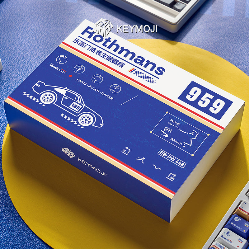 959 Rothmans Livery Themed Keycap Set