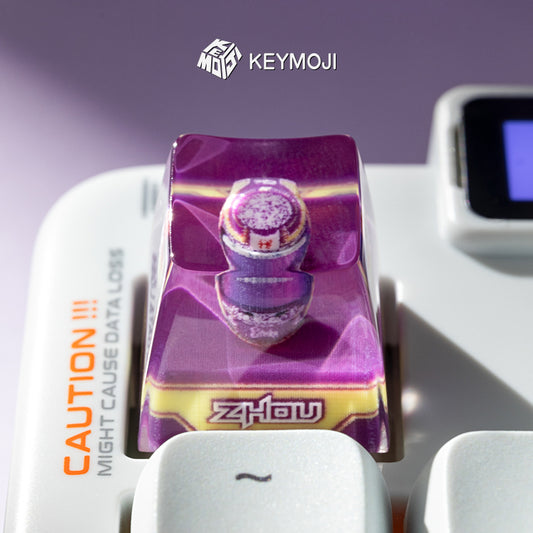 Zhou Guanyu F1 Driver Helmet Artisan Keycap - 2023