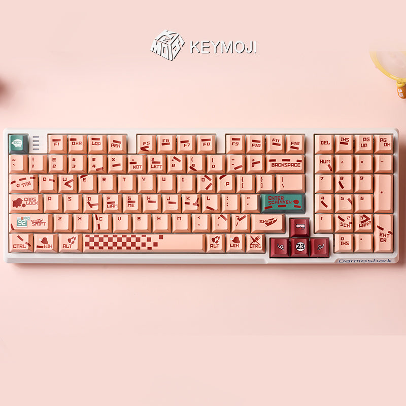 Pink Pig Livery Themed Keycap Set