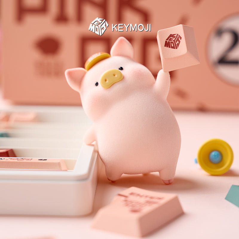 Pink Pig Livery Themed Keycap Set