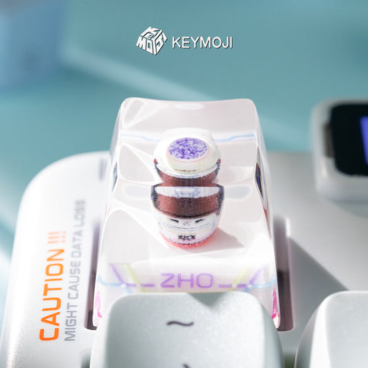 Zhou Guanyu F1 Driver Helmet Artisan Keycap - 2024 Shanghai