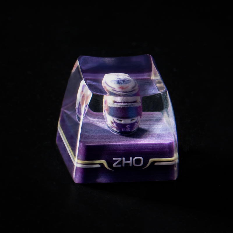 Zhou Guanyu F1 Driver Helmet Artisan Keycap - 2022