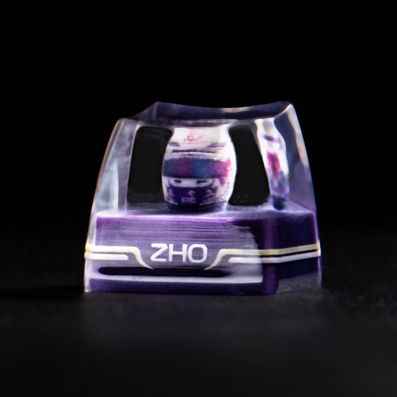 Zhou Guanyu F1 Driver Helmet Artisan Keycap - 2022