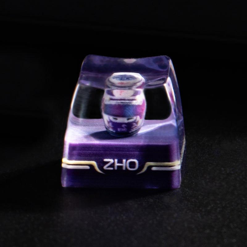 Zhou Guanyu F1 Driver Helmet Artisan Keycap - 2022
