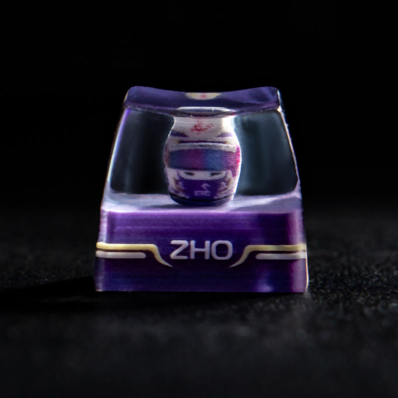 Zhou Guanyu F1 Driver Helmet Artisan Keycap - 2022