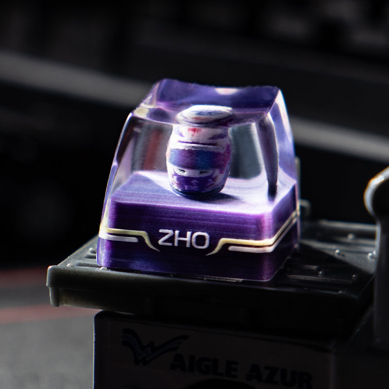Zhou Guanyu F1 Driver Helmet Artisan Keycap - 2022