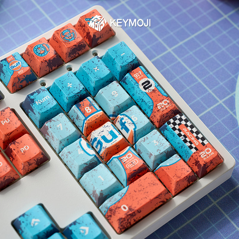 917 Gulf Livery Themed Keycap Set
