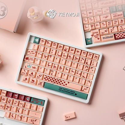 Pink Pig Livery Themed Keycap Set