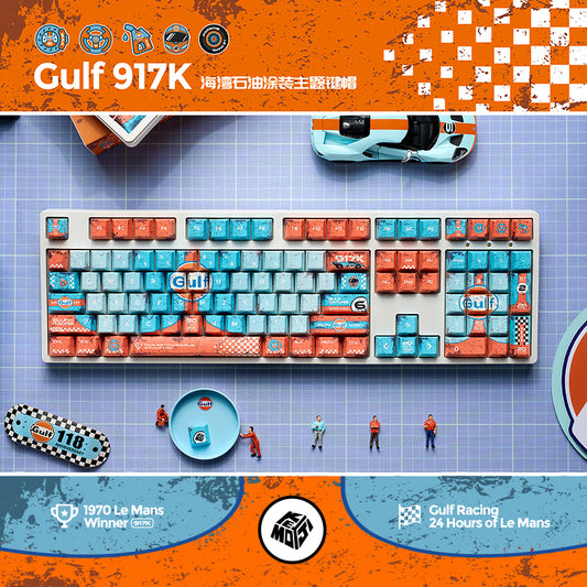 917 Gulf Livery Themed Keycap Set