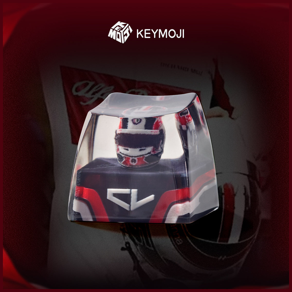 Charles Leclerc F1 Driver Helmet - 2024 Azerbaijan