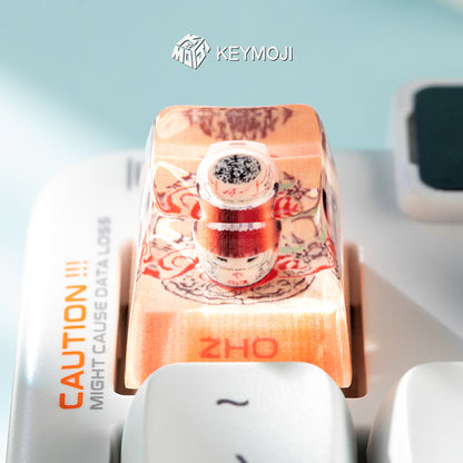 Zhou Guanyu F1 Driver Helmet Artisan Keycap - 2022 Italy