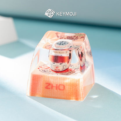 Zhou Guanyu F1 Driver Helmet Artisan Keycap - 2022 Italy