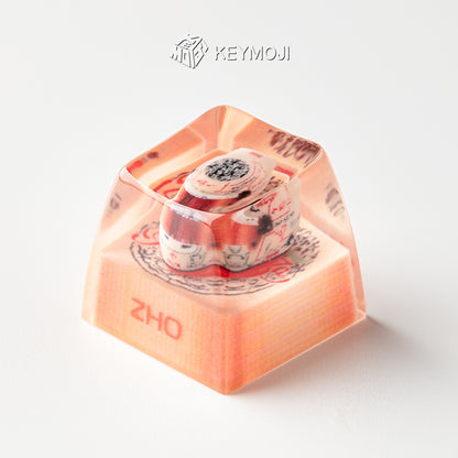 Zhou Guanyu F1 Driver Helmet Artisan Keycap - 2022 Italy