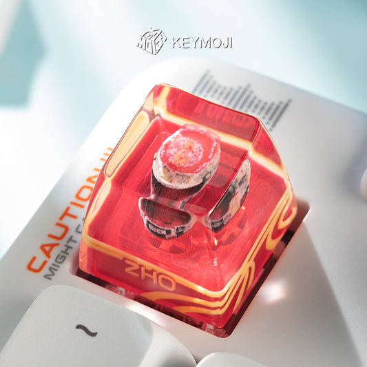 Zhou Guanyu F1 Driver Helmet Artisan Keycap - 2024 Abu Dhabi