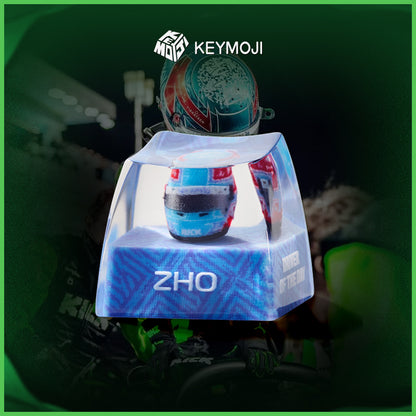 Zhou Guanyu F1 Driver Helmet - 2024 Qatar