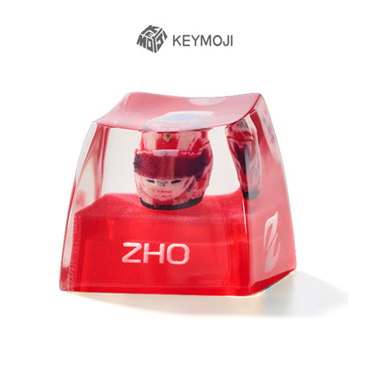 Zhou Guanyu F1 Driver Helmet - 2025 Ferrari