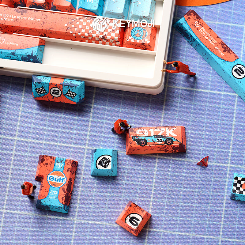 917 Gulf Livery Themed Keycap Set