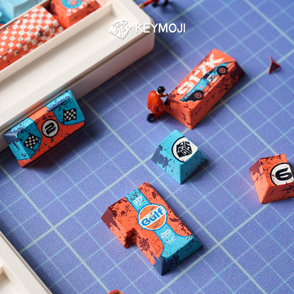 917 Gulf Livery Themed Keycap Set