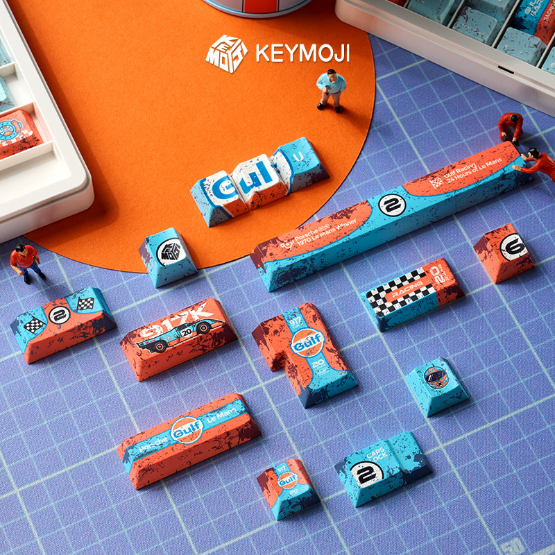 917 Gulf Livery Themed Keycap Set