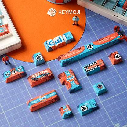 917 Gulf Livery Themed Keycap Set