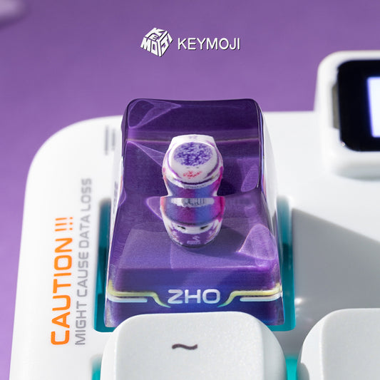 Zhou Guanyu F1 Driver Helmet Artisan Keycap - 2022