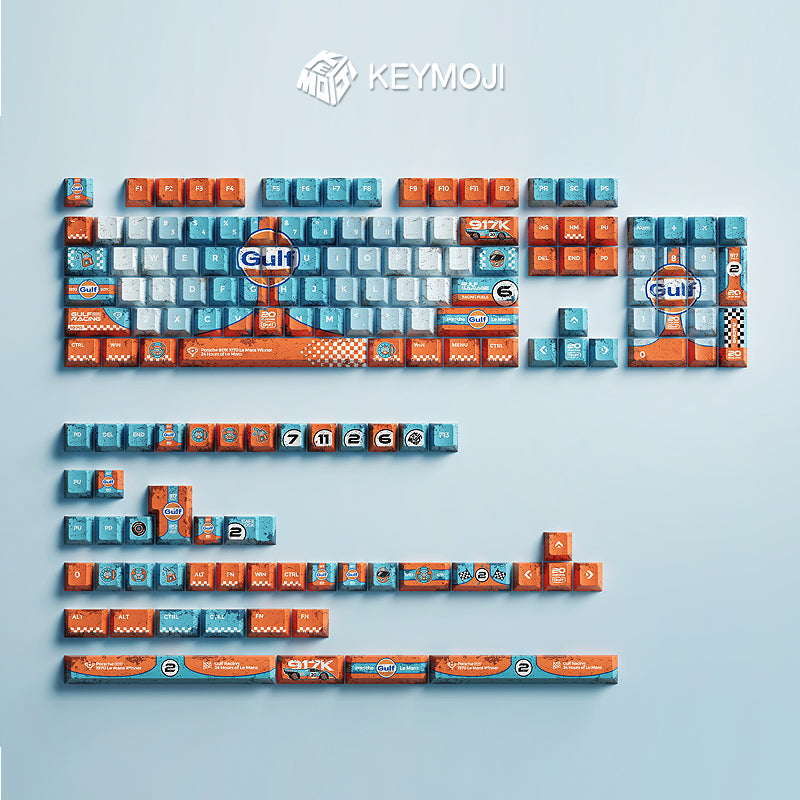 917 Gulf Livery Themed Keycap Set