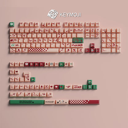 Pink Pig Livery Themed Keycap Set